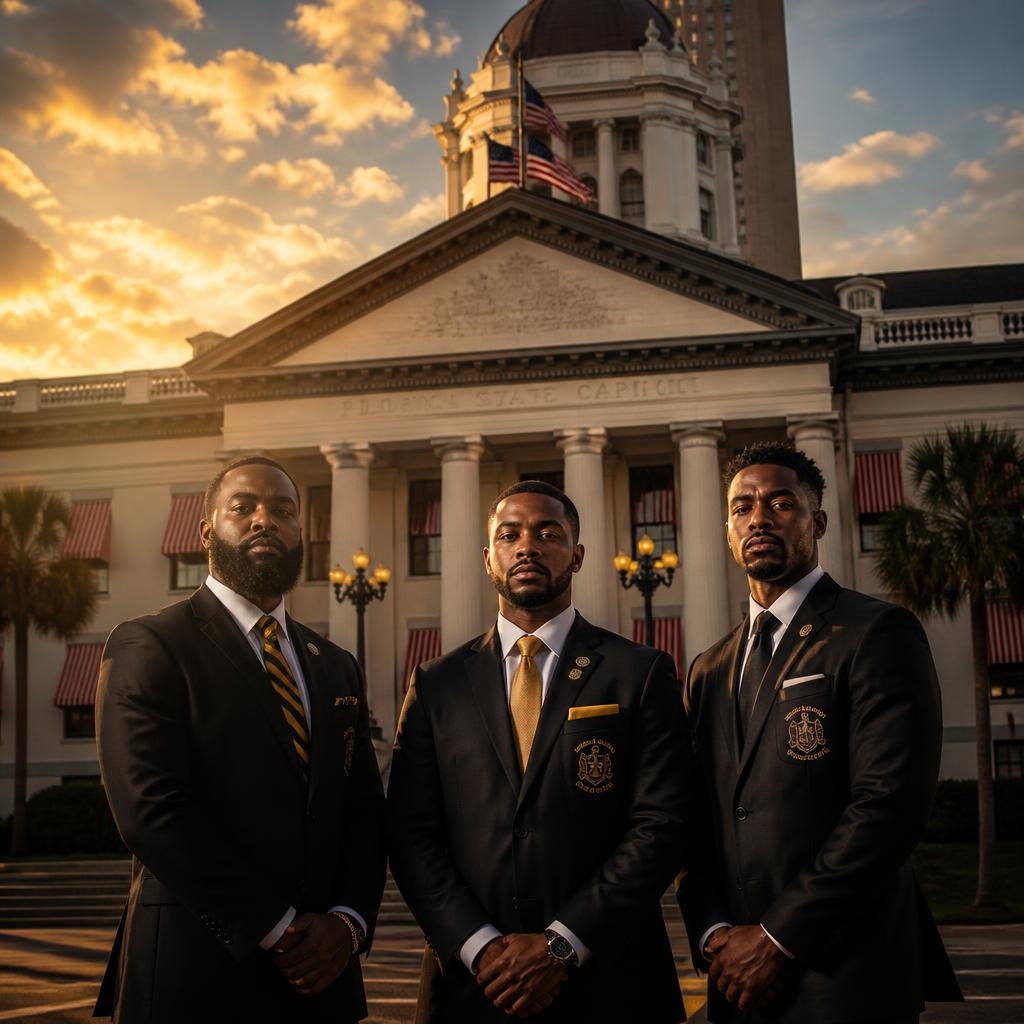 Tallahassee Alphas at the Florida State Capitol